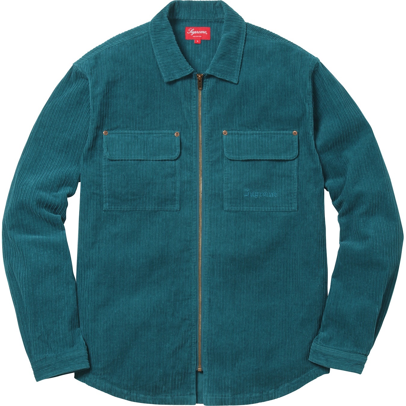 Corduroy Zip Up Shirt view 8